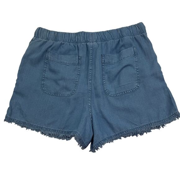 Time and Tru 100% Lyocell Lightweight Soft Pull On Shorts Women's Size m 8-10 - Picture 2 of 6